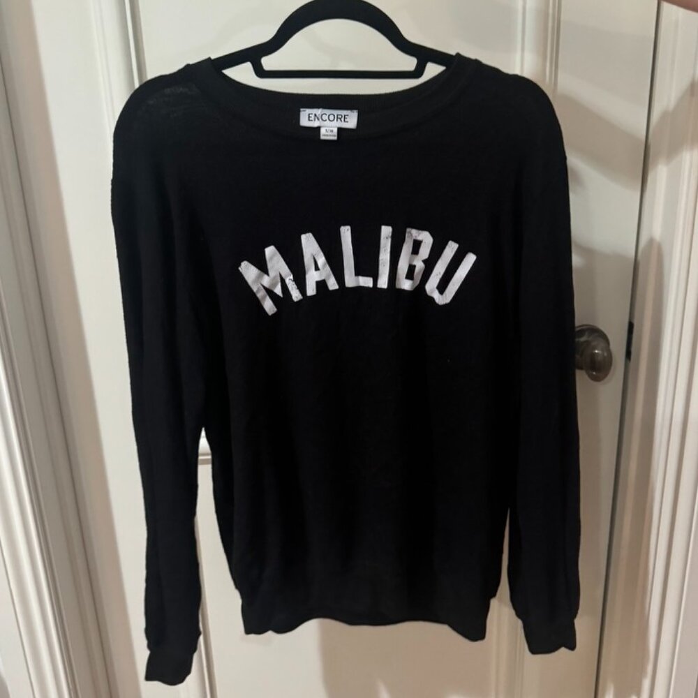 Malibu Black Comfy Sweater
